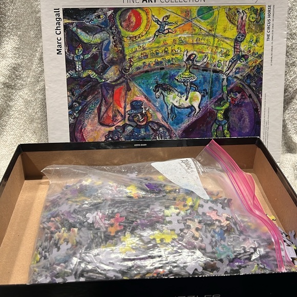 Eurographics Fine Art Marc Chagall The Circus Horse jigsaw Puzzle 1000 pc - Picture 5 of 5